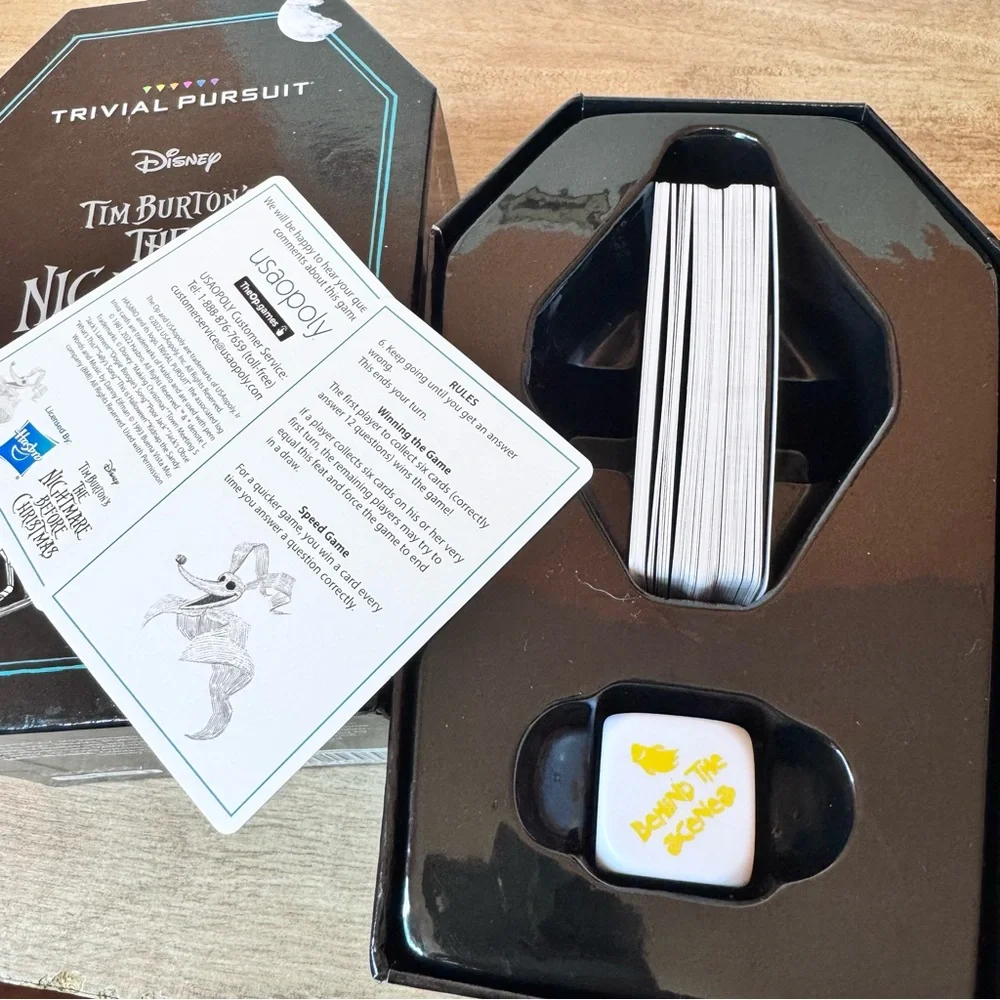 Nightmare Before Christmas Trivial Pursuit Collectors Edition Games Game Night